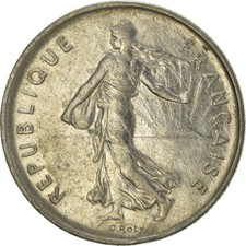 [#969604] Münze, Frankreich, 5 Francs, 1971