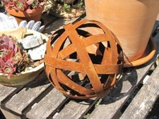 Edelrost Kugel Blechstreifen