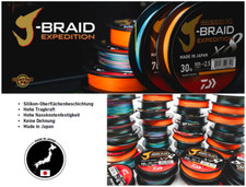 DAIWA J-BRAID EXPEDITION X8 Rundgeflochtene Schnur 50m / Alle Stärken und Farben