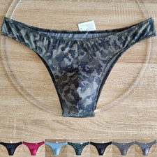 Herren slip uni gemustert - slip,