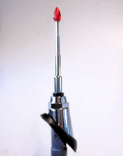 Antenne red-tip mit roter Spitze + Chromfuß universal VW Käfer Karmann Bus Typ 3