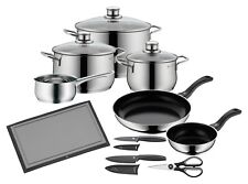 WMF Diadem Plus Kochtopf-Set Kochtöpfe 10-teilig mit Deckel Induktion Edelstahl