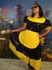 Adult  Sissy Kleid Zofe LACK