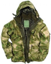US ECWCS Cold Wet Weather Nässeschutz Parka Army Fleece Jacke MIL TACS FG Small