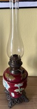 Alte Jugendstil Petroleumlampe