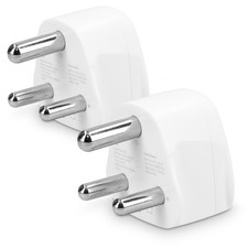 2x Reiseadapter Südafrika Typ-M Reise Adapter zu Typ M Steckdose South Africa