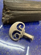 Vintage 925 Silber Brosche Saalburg / Keltisches Motiv / Baum Brosche