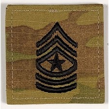 Sergeant Major (SGM) OCP Rank