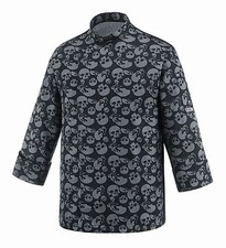 EGOCHEF Kochjacke Black Skulls