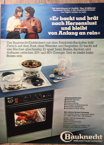 Original reklame werbung - original, 1977
