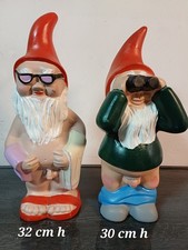 2 Gartenzwerg FKK freizügig