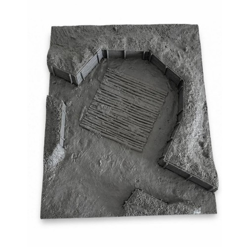 Artilleriestellungs-Diorama