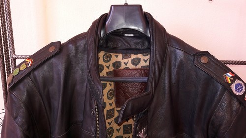 Schwere biker lederjacke - biker-lederjacke,, ggf