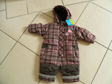 Baby   Mädchen  Schneeanzug Topolino    Gr.68  braun-rosa-kariert Neu + Etikett