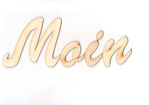 Moin schriftzug cm - 10,