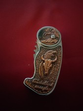 2 in1 Metall Feuerzeug mit Messer Taschenmesser Klappfunktion Sturmflamme