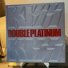 Kiss Double Platinum 2LP Vinyl rare blue 80ies Gatefold-Inner VG+ #3080