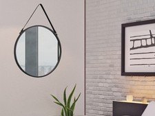 Großer runder Wandspiegel