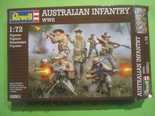 1:72 Revell #02501 Braun Australien Infanterie Soldaten Pazifik Krieg vs. Japan