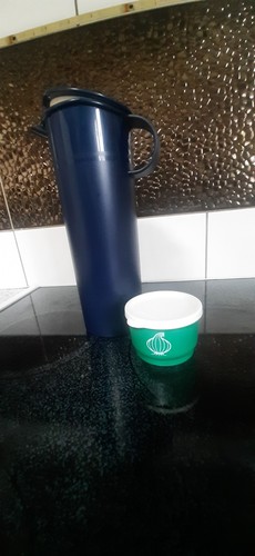 Tupperware set kanne - 1l, blau