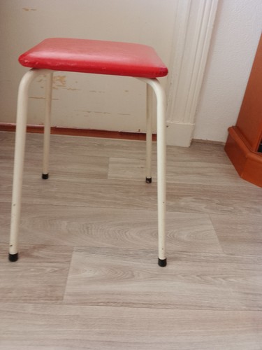 Vintage hocker rot - hocker, jahre
