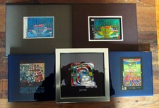 Hundertwasser --Konvolut - 5 Bilder--Siehe Bild,  Lese Text