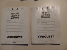 Service manual Werkstatthandbuch Chrysler Conquest (Mitsubishi Starion) 1987 