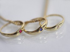 ECHT GOLD Taufring   Zirkonia