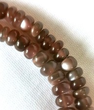 Kette Schoko Mondstein  - 925