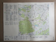 Löwenberg, Löwenberger Land, Nassenheide, Brandenburg, Meßtischblatt, Landkarte
