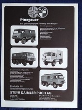 Puch pinzgauer 4x4 und - pinzgauer, 6x6