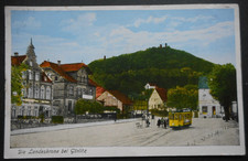 Görlitz Landeskrone mit Strassenbahn um 1915      (938)