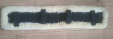 Sattelgurtschoner Bauchgurtschoner Brustblattschoner Lammfell 80 x 14 cm -neu