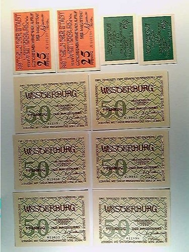 Notgeld stadt westerburg - notgeld, je