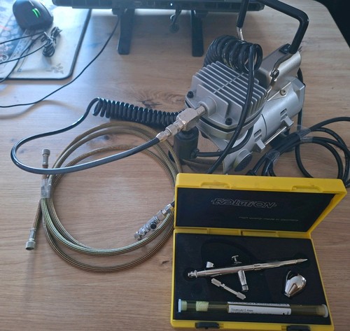 Airbrush kompressor set mit - airbrush,