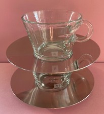 Nespresso 2 Espressotassen /  Untertassen Design OI Z 1942 150 ml kompl. Vintage