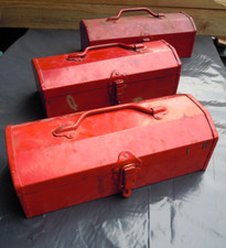 Werkzeugkiste vintage, Metallbox