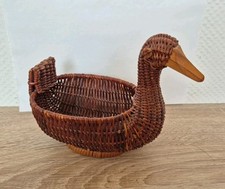 Osterkorb Ente Weidenkorb