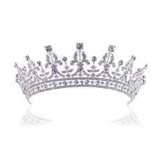 Rosenice Silber Tiara Hochzeit