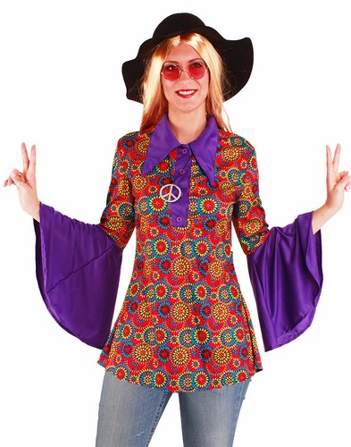Flower power hemd damen - power,