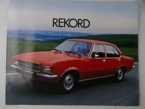 Opel rekord katalog 1973 - rekord,