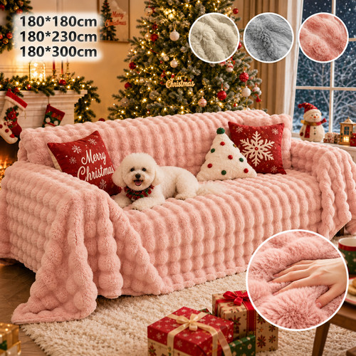 Plüsch sofa überwurf - plüsch,