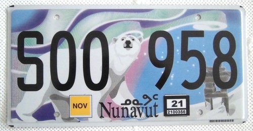 Nunavut nummernschild - nunavut,