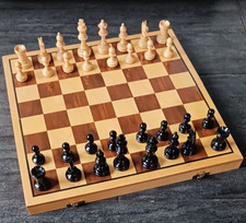 Schachspiel Holz Schach 37 cm