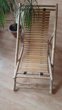 4 STÜCK !!!  Bambusliege  Liegestuhl  Sonnenliege  Gartenliege  Relaxliege 