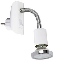 Steckerleuchte weiß  inkl. 3