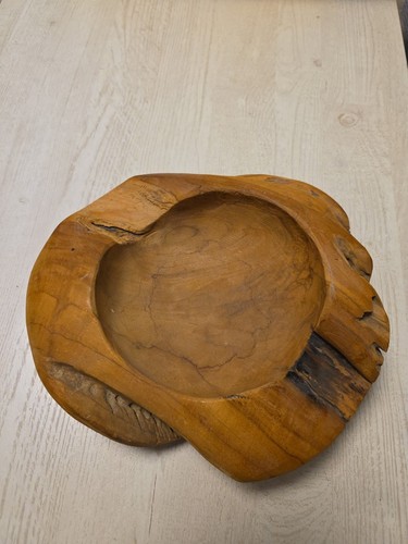 Teak holz schale dekoschale - holz,