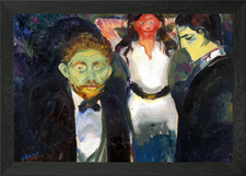 Edvard Munch Jealousy Framed