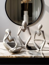 Moderne Deko Skulpturen Set 3