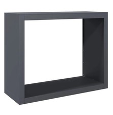 Brennholzregal Anthrazit 100x40x80 cm Stahl Kaminholzständer Wetterfest Stabil